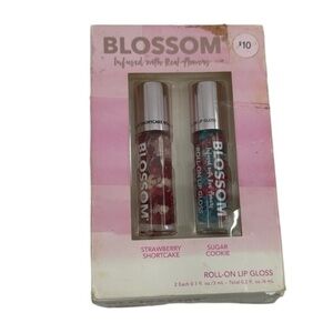 Blossom Flower Infused Roll-On‎ Lip Gloss Duo